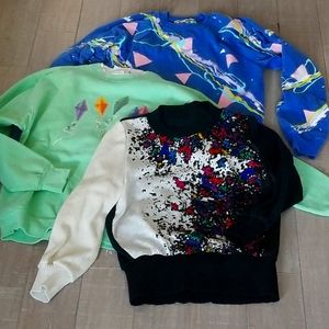 Super Rad Vintage 80's Sweater Bundle